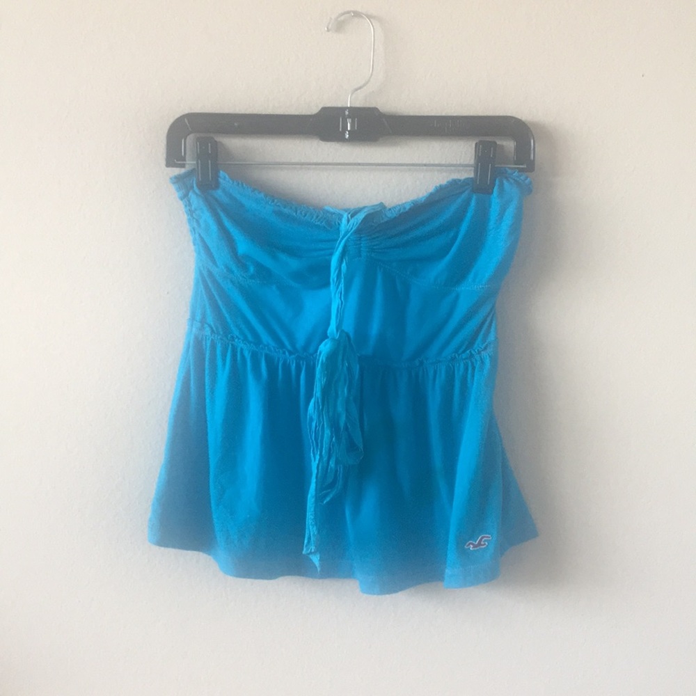 ❗️SALE❗️ Blue Holister halter top